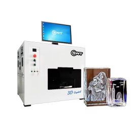 3D CRS0808  Crystal  Laser Engraving Machine